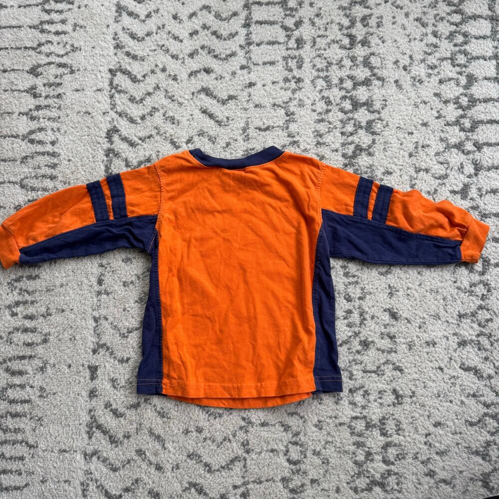 Vtg Y2K Bob the Builder “No Prob Bob” Orange and Navy Long Sleeve Shirt Size 3T - Picture 5 of 7